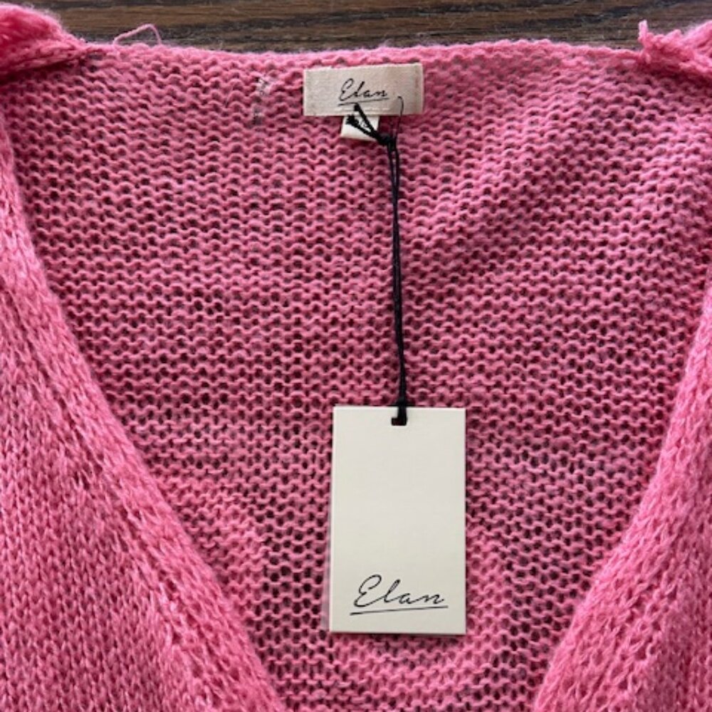 NWT ELAN “Rock & Love” Cardigan / Pink / Size:  OS - Picture 6 of 7